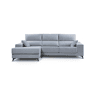 Chaise longue 4 lugares NOELIA XL cor azul claro esquerda