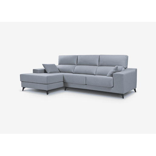Chaise longue 4 lugares NOELIA XL cor azul claro esquerda