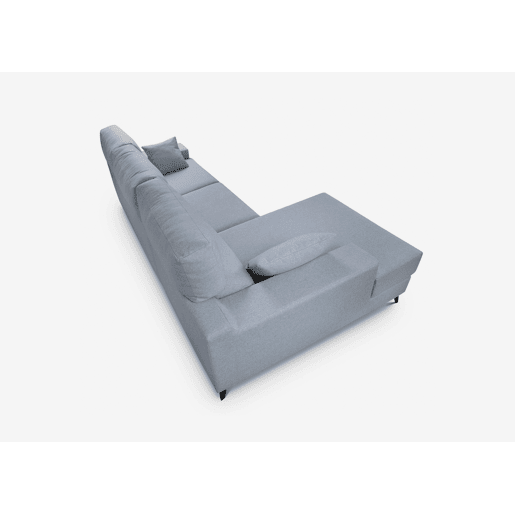Chaise longue 4 lugares NOELIA XL cor azul claro esquerda