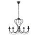 Lámpara de techo CANDELA 5 luces 6w 105x55x55cm negro Lámpara de techo CANDELA 5 luces 6w 105x55x55cm negro Negro