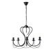 Lámpara de techo CANDELA 5 luces 6w 105x55x55cm negro Lámpara de techo CANDELA 5 luces 6w 105x55x55cm negro Negro