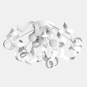 Candeeiro de teto ZOE 5 luzes 6w 30x60x60cm branco