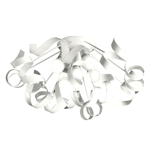 Candeeiro de teto ZOE 5 luzes 6w 30x60x60cm branco
