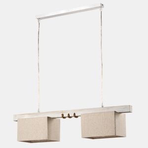 Lâmpada de teto GEA 2 luzes 22 W 100x80x15cm bege