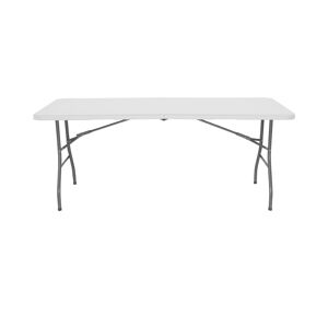 Mesa polivalente CATERING dobrável 180x74cm HDPE branco