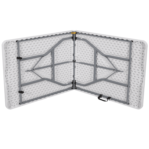Mesa polivalente CATERING dobrável 180x74cm HDPE branco