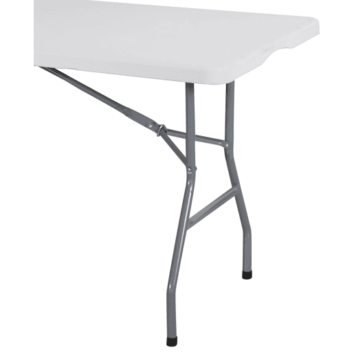 Mesa polivalente CATERING dobrável 180x74cm HDPE branco