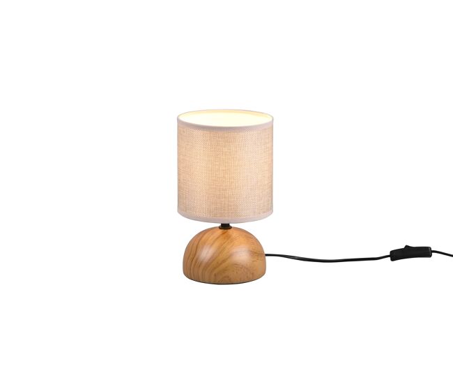 Lámpara sobremesa luci madera marca reality