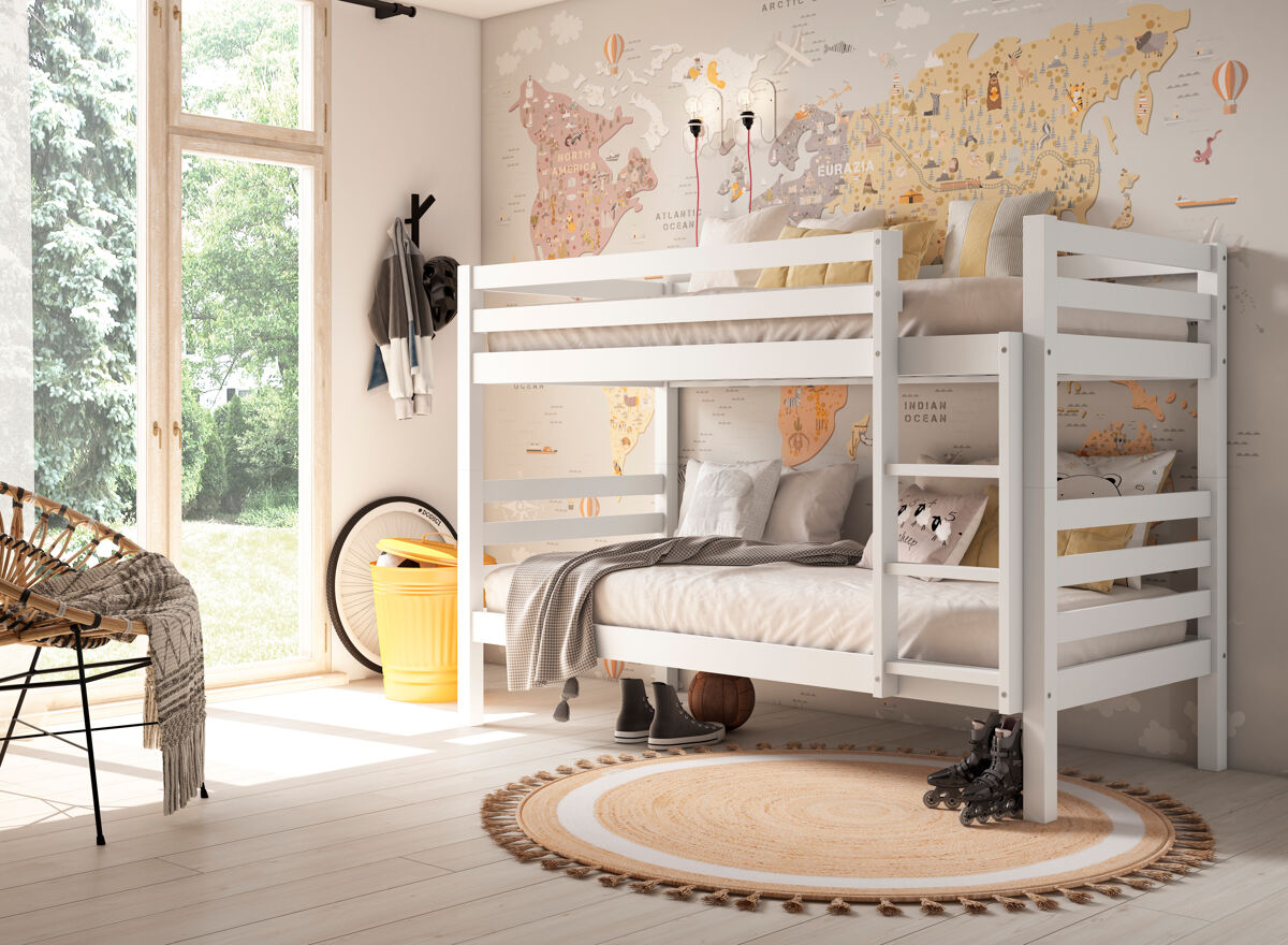 Litera MIX II 90x190cm color blanco