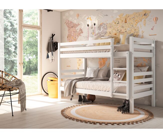 Litera mix ii 90x190cm color blanco - conforama