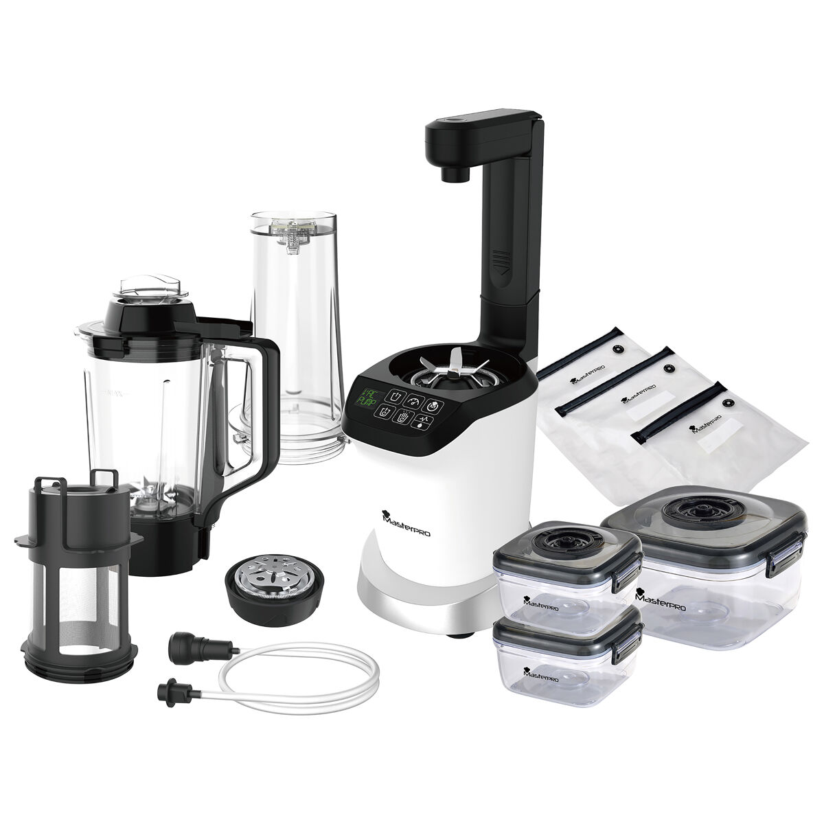 Batidora vaso MASTERPRO TRIO NUTRIMIX MP 1000W 1.5L blanco