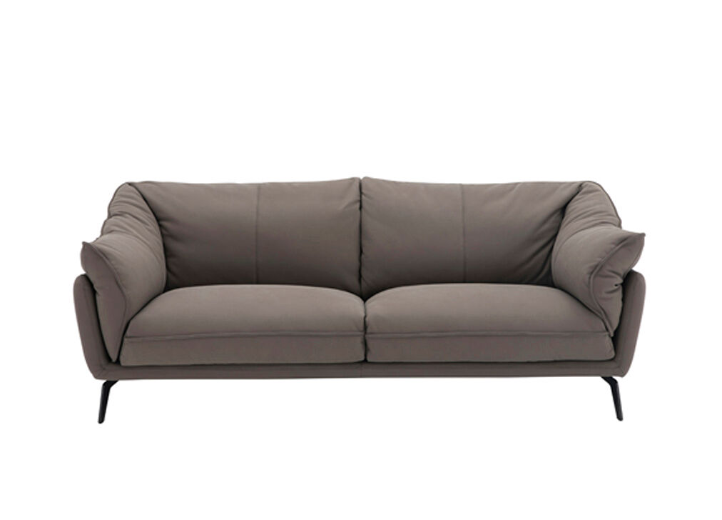 Sofá 3 plazas fijo akira marrón