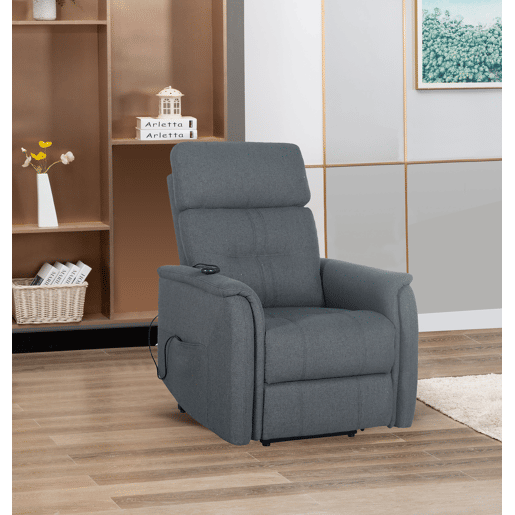 Cadeirão SIGMA relax eléctrico LIFT UP cinza