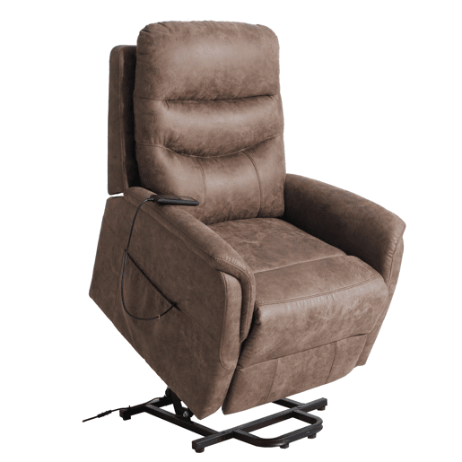 Cadeirão corL relax elétrico LIFT UP e massagem castanho