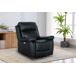 Sillón relax eléctrico THEA piel negro Sillón relax eléctrico THEA piel negro Negro