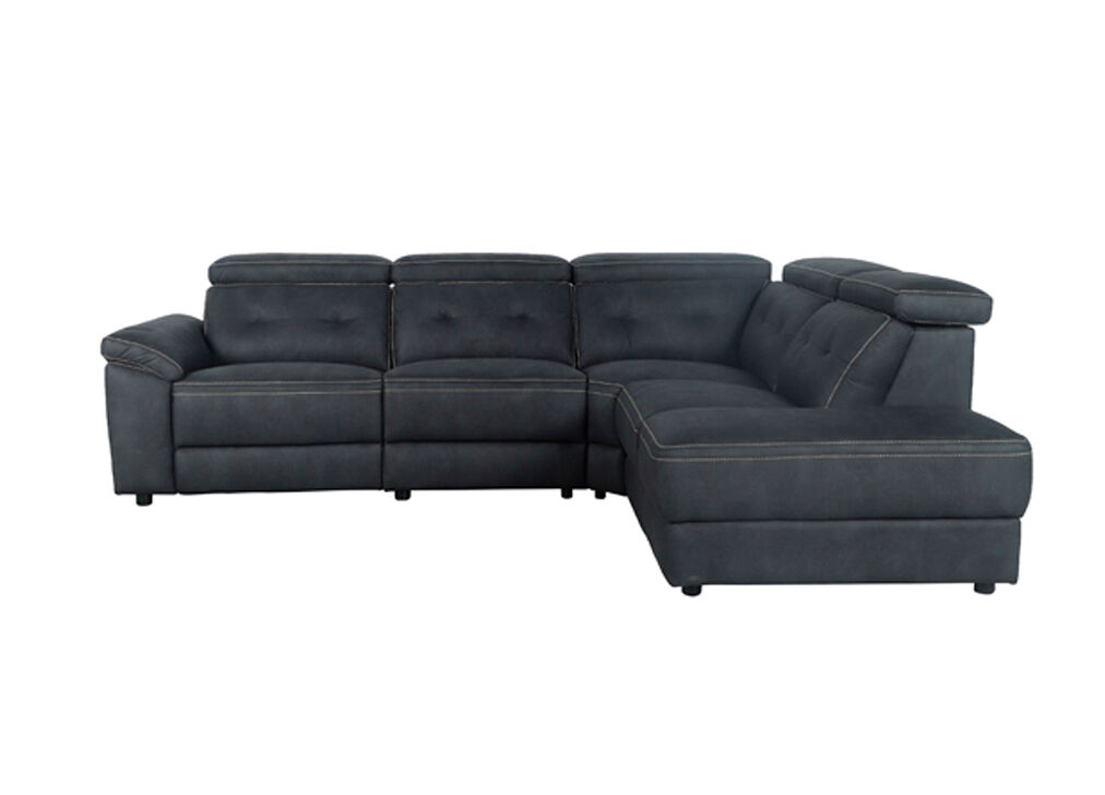 Rinconera ELLEN con 1 asiento eléctrico color gris oscuro