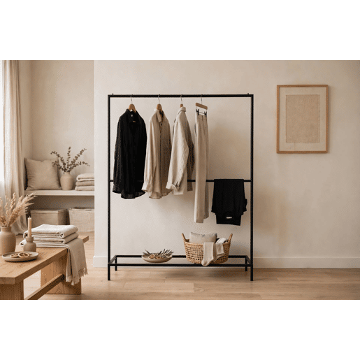 Cabide de roupa SPACE metal 158x85x45cm Cabide de roupa SPACE metal 158x85x45cm