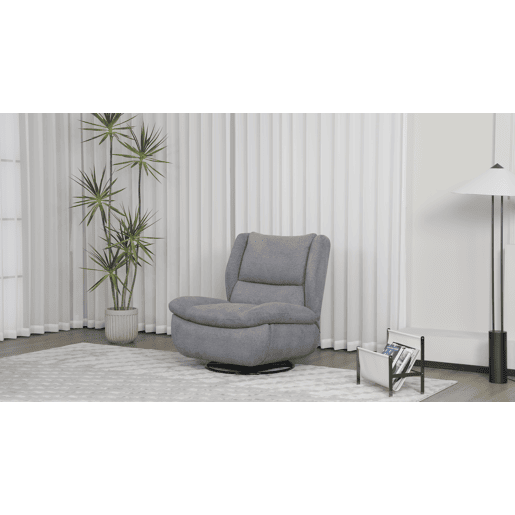 Cadeirão Relax Manual AJAX cinza escuro