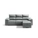 Chaise longue 3 plazas derecha color gris EIRA Chaise longue 3 plazas derecha color gris EIRA Gris