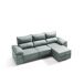 Chaise longue 3 plazas derecha color gris EIRA Chaise longue 3 plazas derecha color gris EIRA Gris