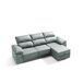 Chaise longue 3 plazas derecha color gris EIRA Chaise longue 3 plazas derecha color gris EIRA Gris