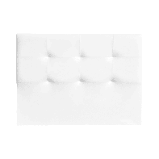Cabeceira MIRO tecido branco 160x117x6cm