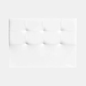 Cabeceira MIRO tecido branco 160x117x6cm