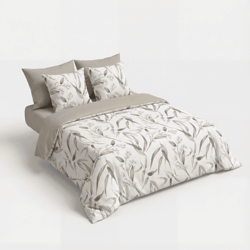 Capa nórdica NORMANDIA cama 90cm cor bege