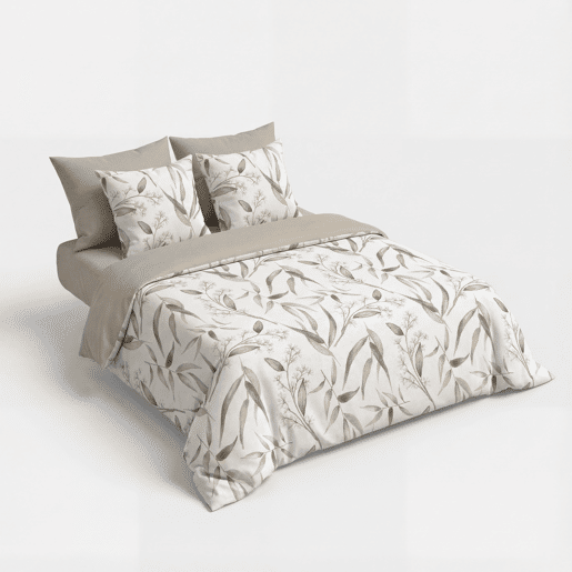 Capa Nórdica NORMANDIA cama 135cm cor bege