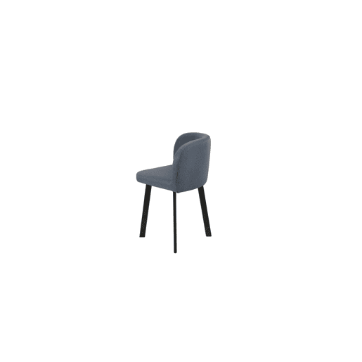 Conjunto de sala 1 mesa e 4 cadeiras LILIAN preto e azul Conjunto de sala 1 mesa e 4 cadeiras LILIAN preto e azul
