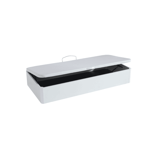 Sommier LATERAL 3D extra capacidade branco 105x190cm