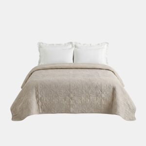 Colcha ATENAS cama 135cm cor bege