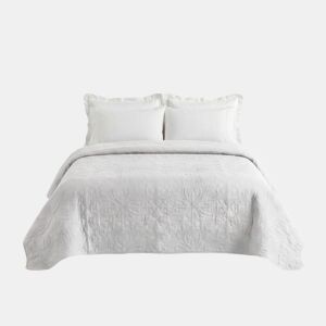 Colcha ATENAS cama 135cm cor branco