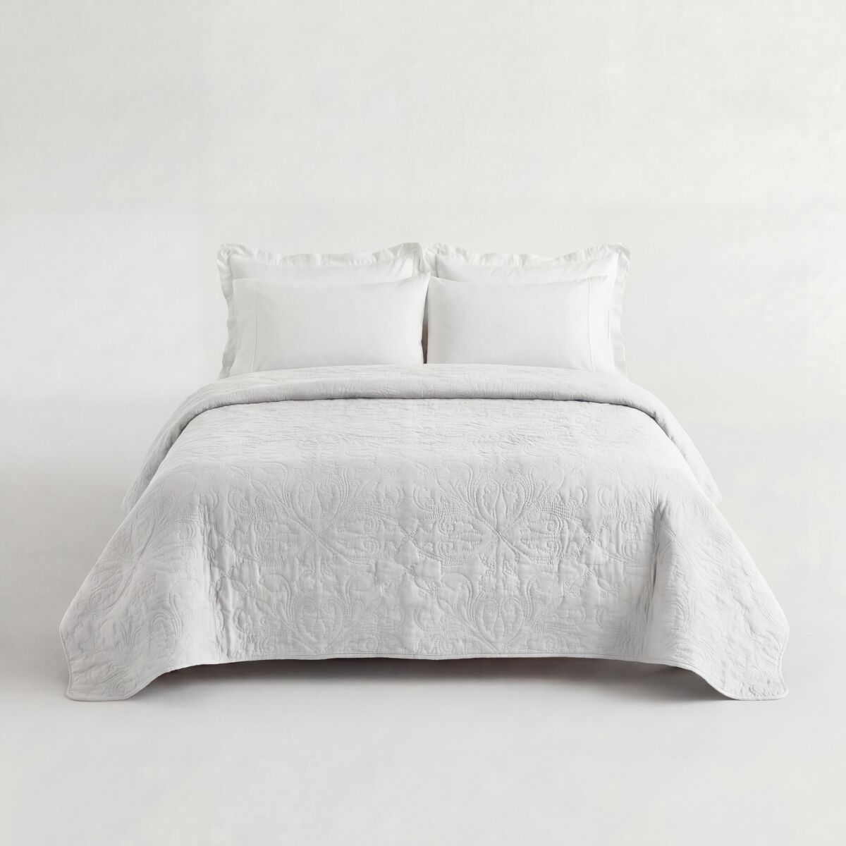 Colcha atenas cama 150cm color blanco