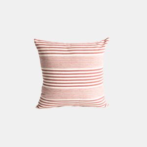 Almofada STYLE RAYAS 45x45cm cor teja