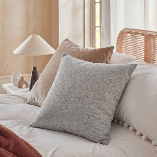 Almofada STYLE LISO 45x45cm cor cinza