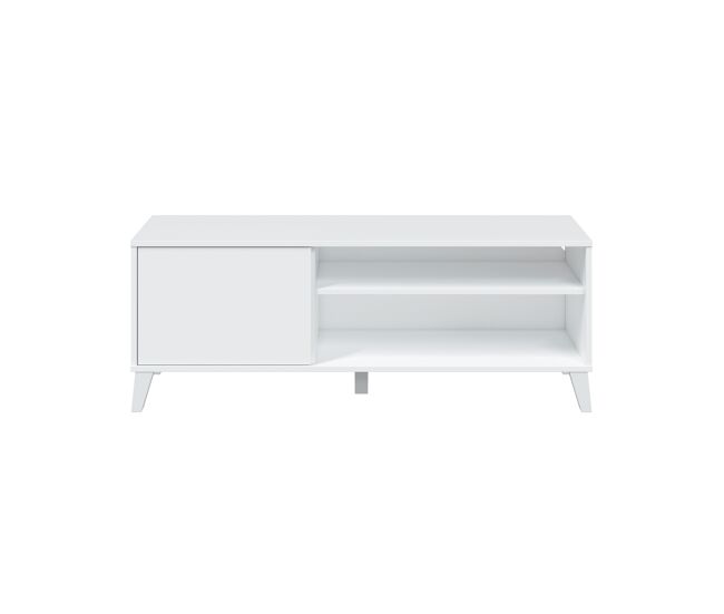 Mueble tv ariel 135cm blanco mate