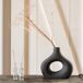 Jarrón BASILISCO marca DECORIS Jarrón BASILISCO marca DECORIS Negro