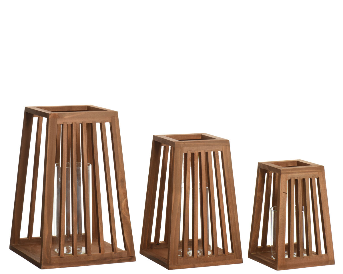 Farolillo decoracion MADERA marca DECORIS