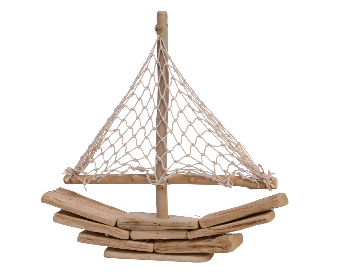 Figura BARCO MADERA marca DECORIS