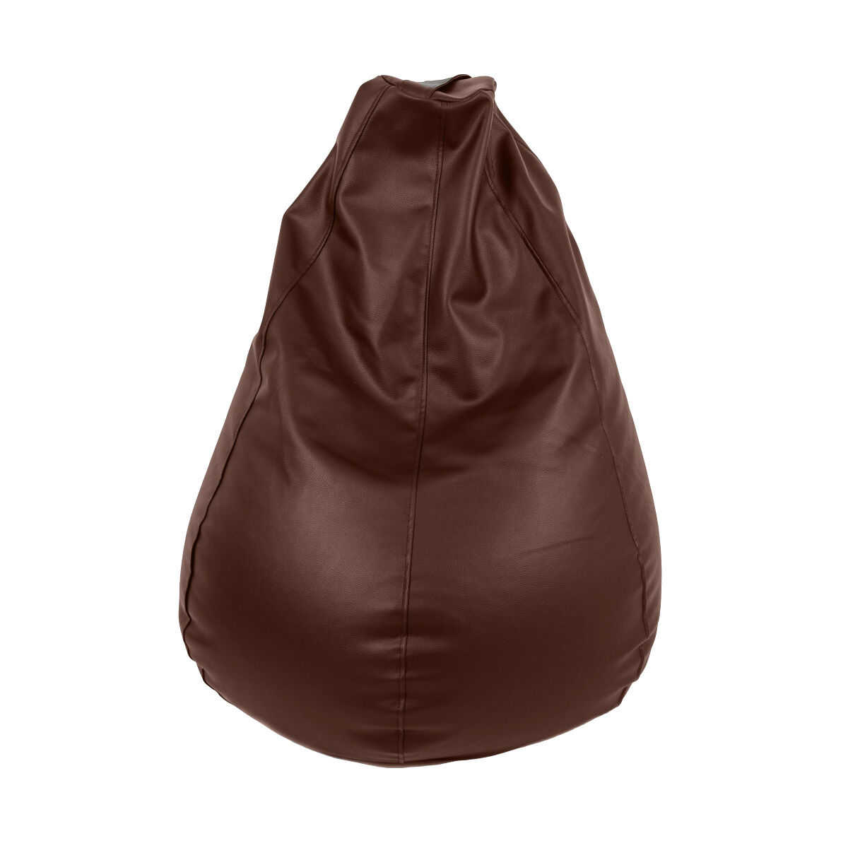 Puff pera polipiel 80x110cm marrón