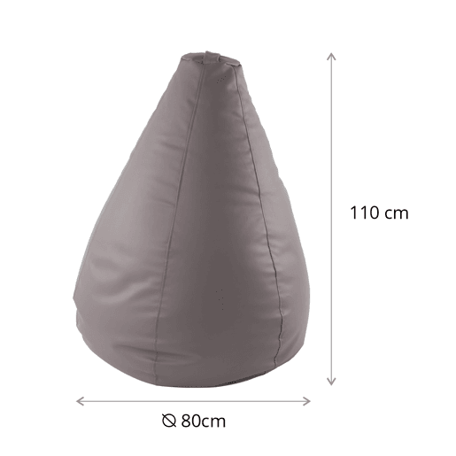 Puff PERA sintético 80x110cm cinza Puff PERA sintético 80x110cm cinza