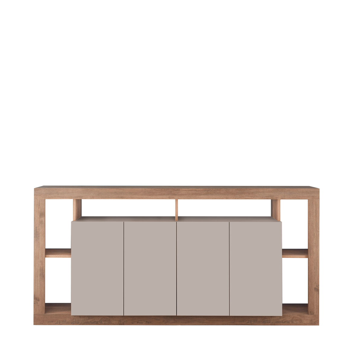 Aparador rimini 4 puertas roble y visón