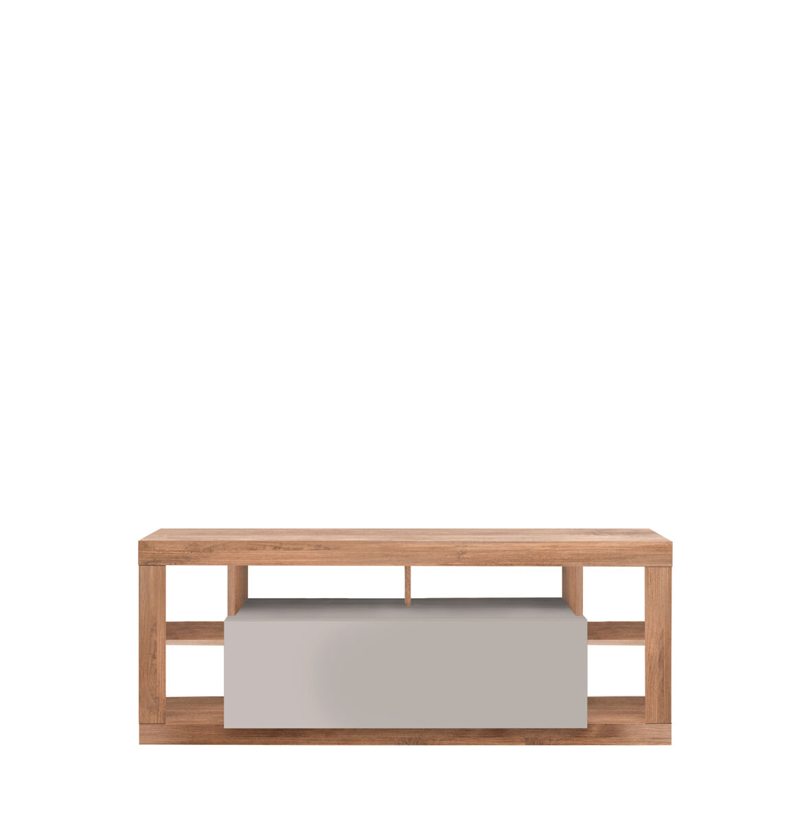 Mueble TV RIMINI 1 puerta roble y visón