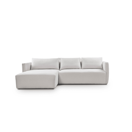 Chaise longue BLOC esquerda 4 lugares bege