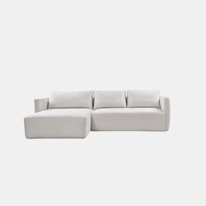 Chaise longue BLOC esquerda 4 lugares bege