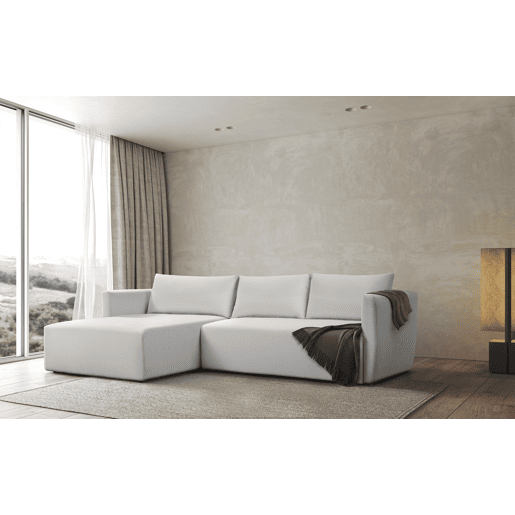 Chaise longue BLOC esquerda 4 lugares bege