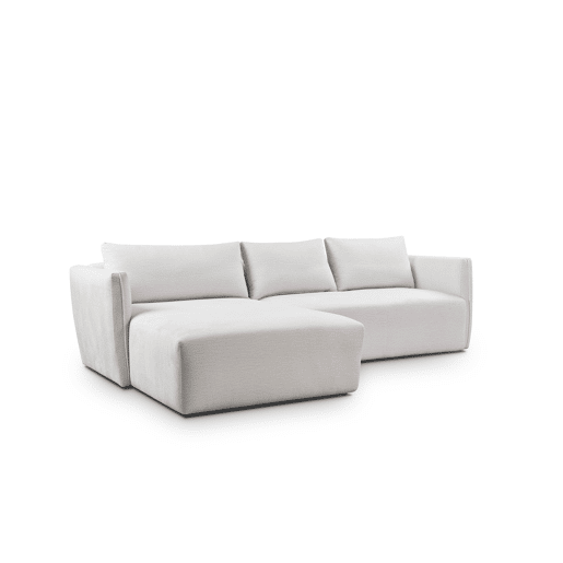 Chaise longue BLOC esquerda 4 lugares bege