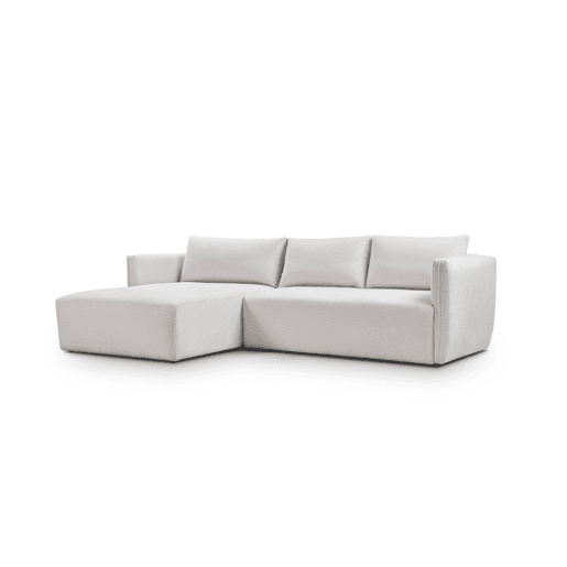 Chaise longue BLOC esquerda 4 lugares bege