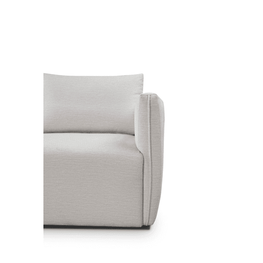 Chaise longue BLOC esquerda 4 lugares bege